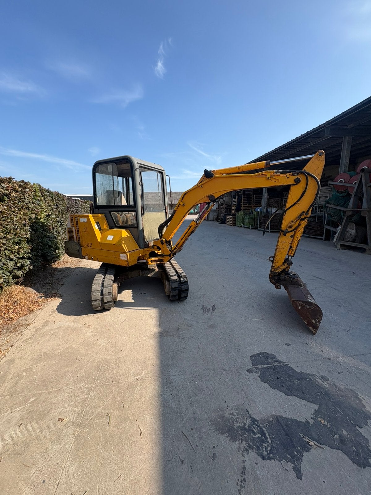 Minigraver jcb 3.5 ton, Zakelijke goederen, Ophalen