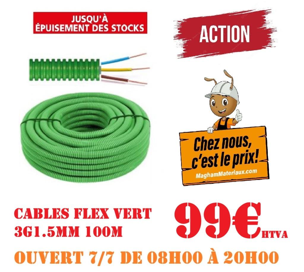 CABLES XGB 10MM EN PROMO, Enlèvement, Neuf