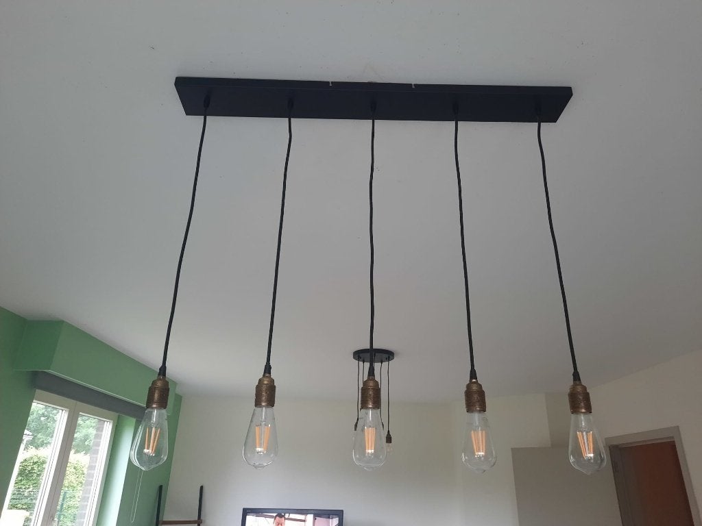 Hanglamp, Huis en Inrichting, Ophalen, Gebruikt, E27 (groot)