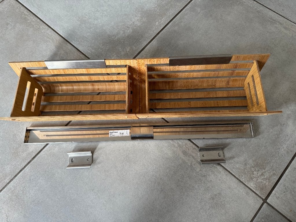 Deux supports pour cuisine IKEA Rimforsa, IKEA, Brun, Enlèvement, Bois