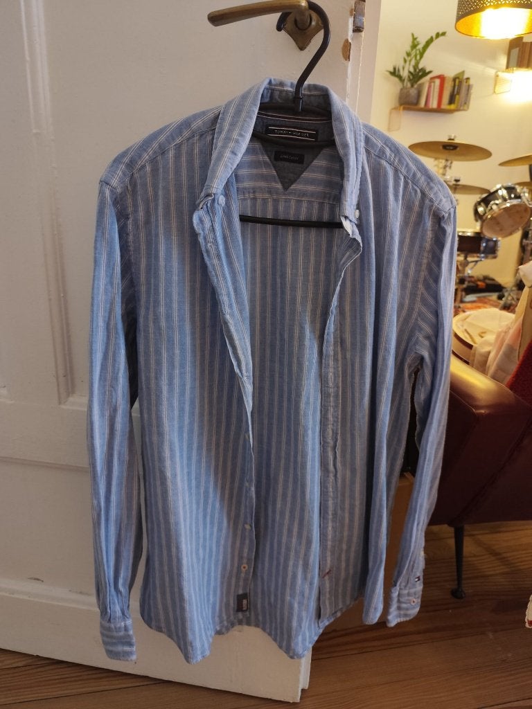 Tommy Hilfiger taille S chemises Linen Cotton & Custom Fit, Enlèvement ou Envoi, Tommy Hilfiger, Tour de cou 38 (S) ou plus petit