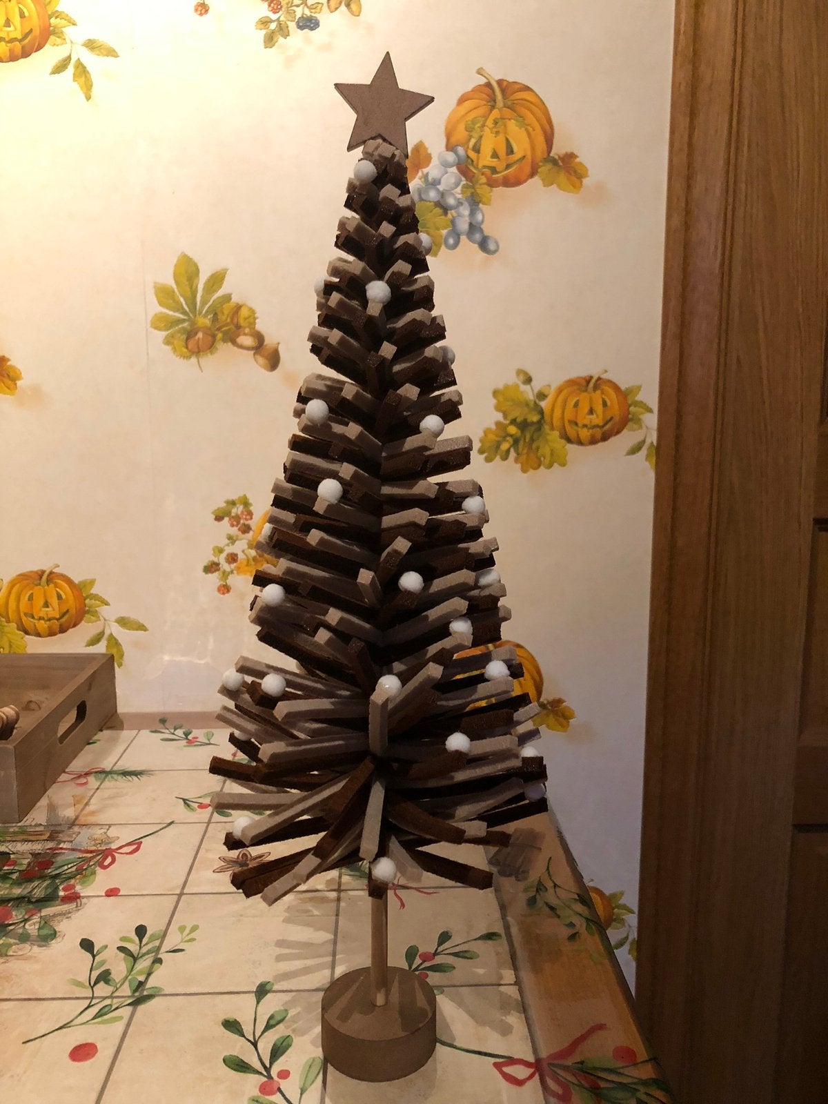 Sapin vintage de décoration de Noël, Enlèvement ou Envoi, Neuf