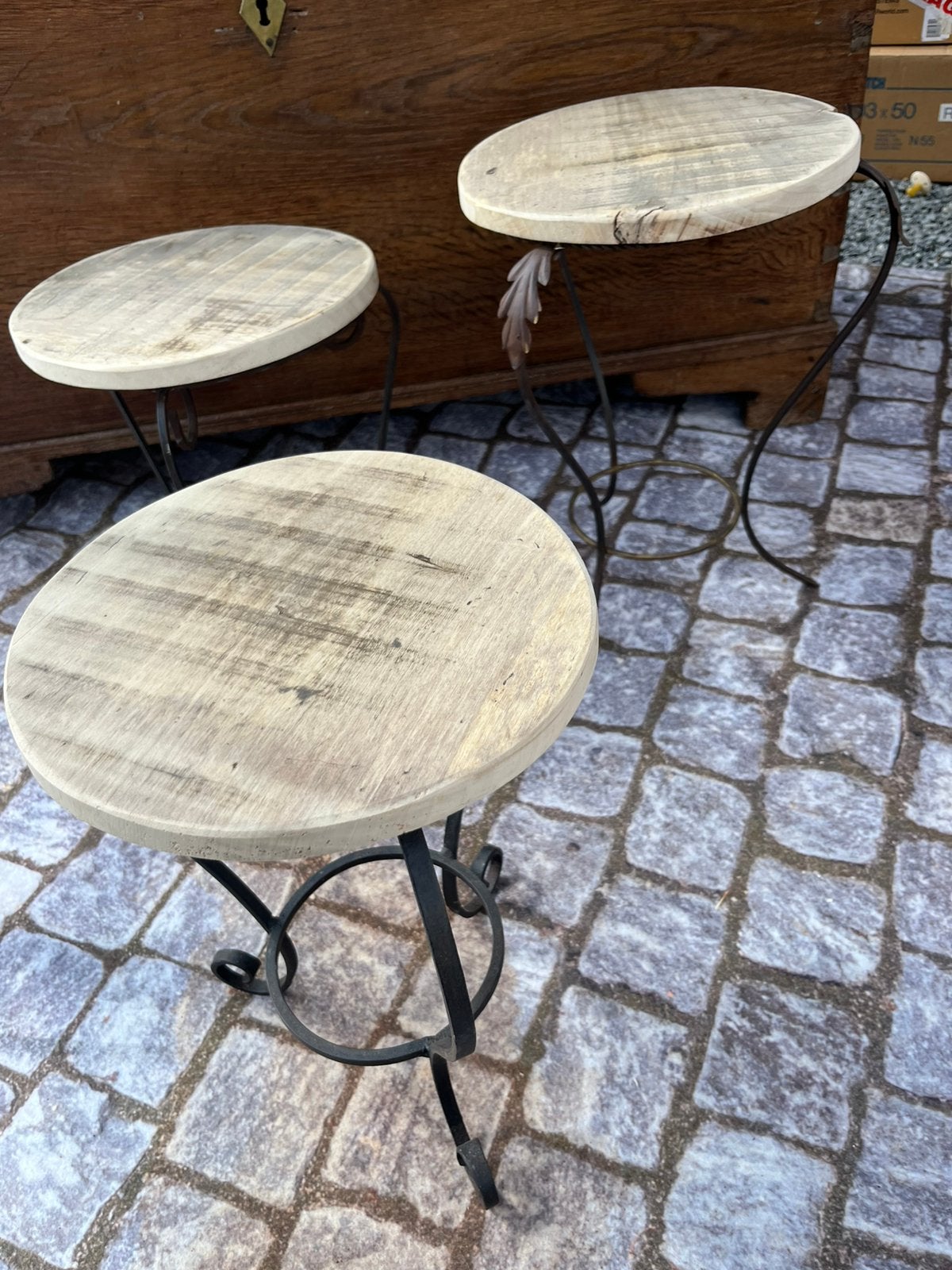 Landelijke bijzettafel ( 20€ t’stuk), Enlèvement, Comme neuf
