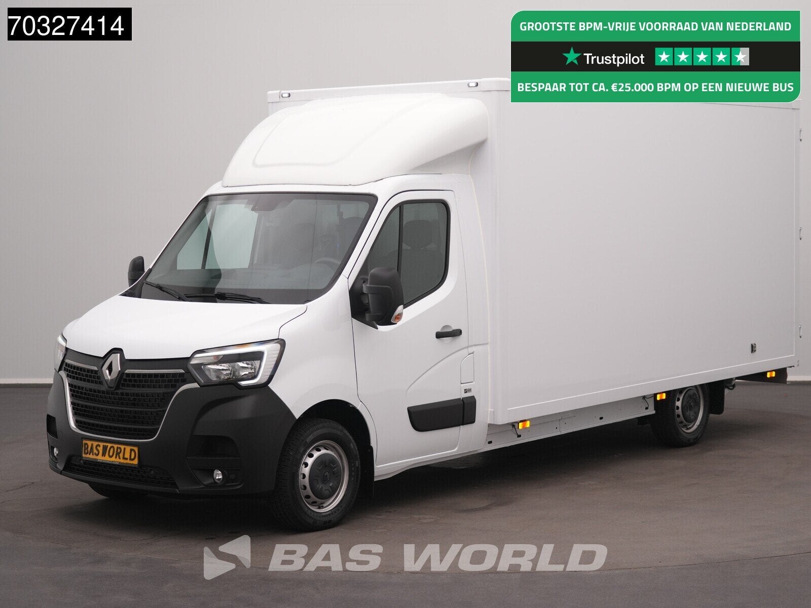 Renault Master 165PK BPM VRIJ! Lowliner Bakwagen Navi LED Ai, Auto's, Start-stop-systeem, Stof, Gebruikt, 4 cilinders
