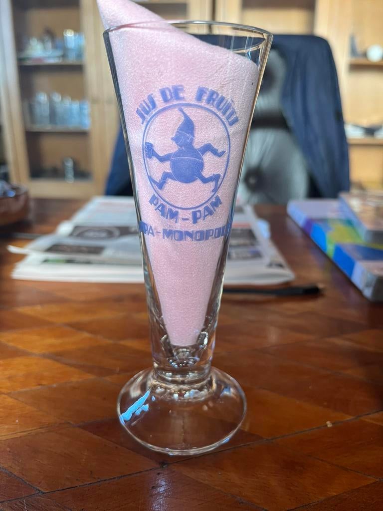 Verre jus de fruits pam pam Spa monopole, Enlèvement ou Envoi, Comme neuf