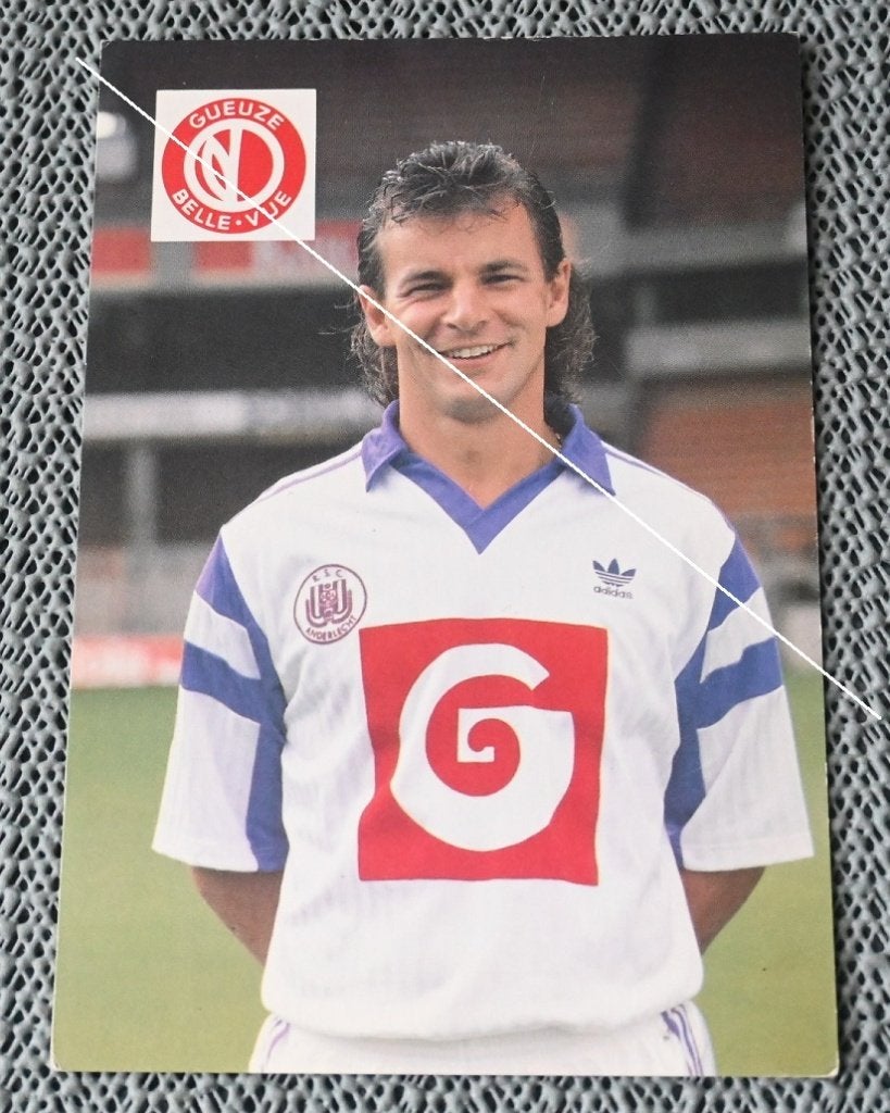 RSC Anderlecht / Foto 15 x 10,5 cm / Marc Van Der Linden, Verzenden, Gebruikt, Spelerskaart