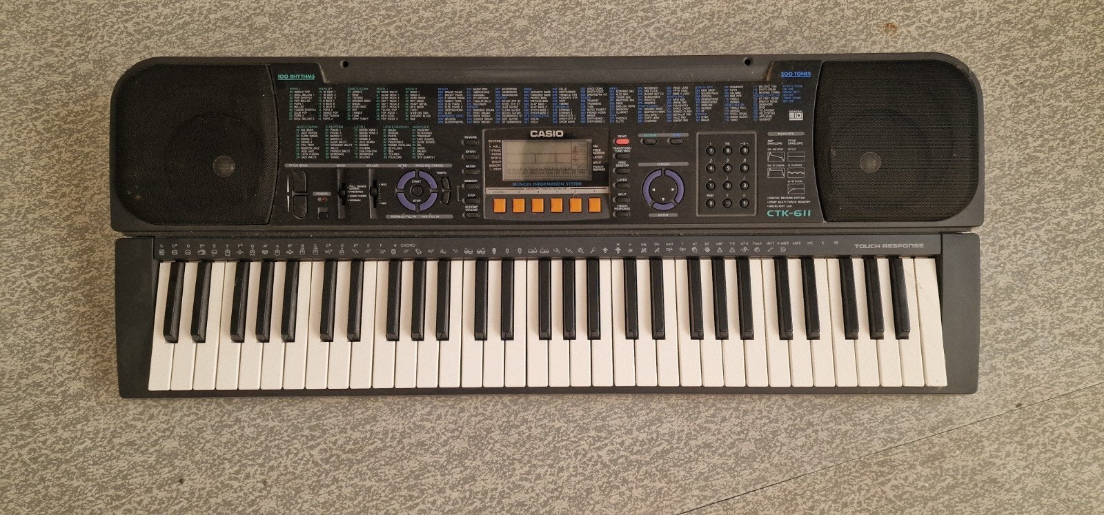 Clavier Synthétiseur CASIO - CTK 611, Muziek en Instrumenten, Ophalen, Zo goed als nieuw, Casio