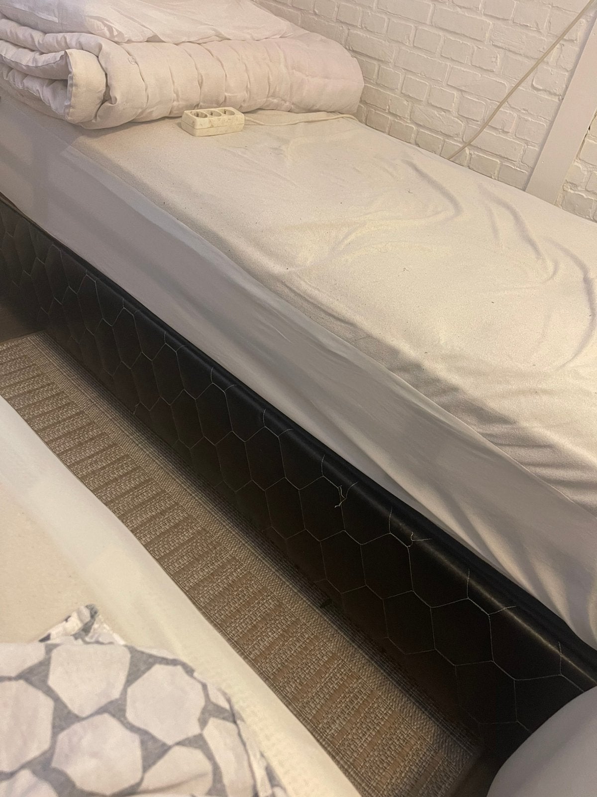 Boxspring, Huis en Inrichting, Slaapkamer | Boxsprings, Ophalen, Gebruikt, 90 cm, Eenpersoons