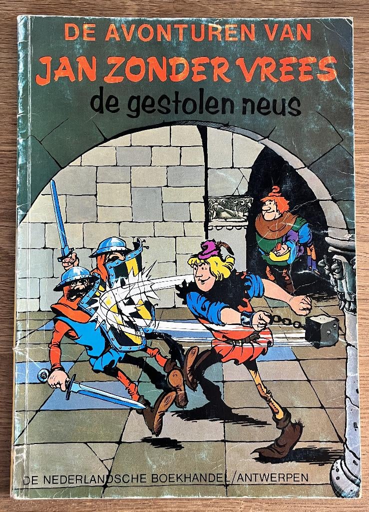 Jan zonder Vrees - De gestolen reus -1-1e dr(1970) Strip, Eén stripboek, Gelezen