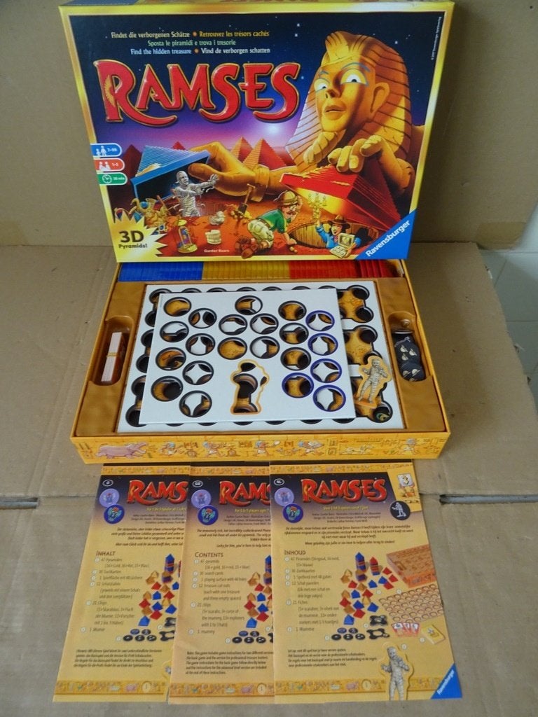 Ravensburger Ramses Zoek de schatten Ramses spel 2017, Hobby en Vrije tijd, Gebruikt, Onbekend, Ophalen of Verzenden, Ravensburger
