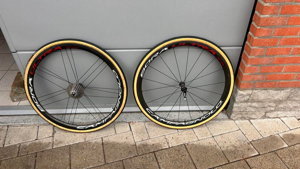 Paire de roues Campagnolo Bora Ultra, Enlèvement, Comme neuf