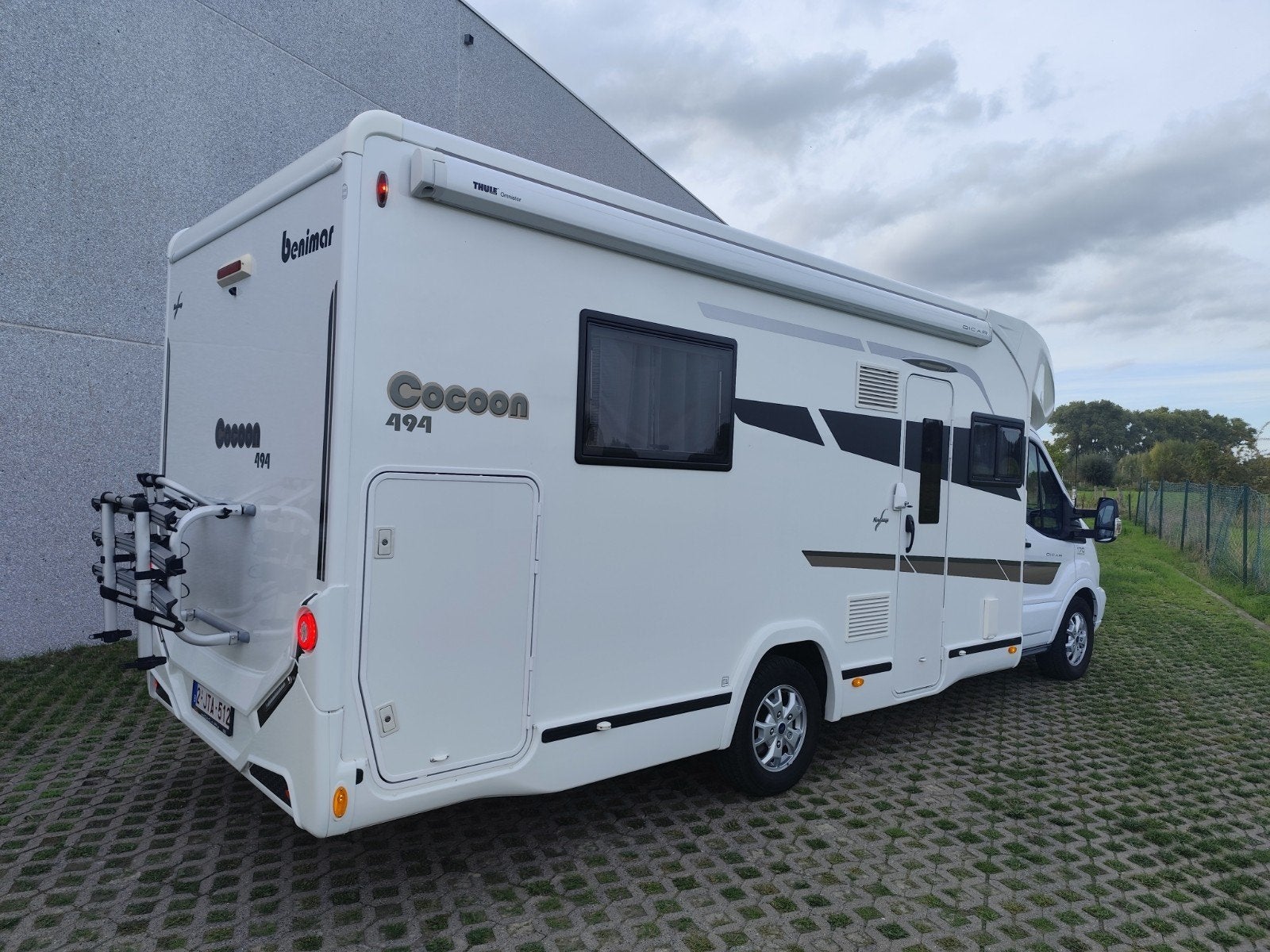 Nieuwstaat Cocoon 494 benimar Ford 170pk automaat, Porte-vélos, Entreprise, Ford, Automatique