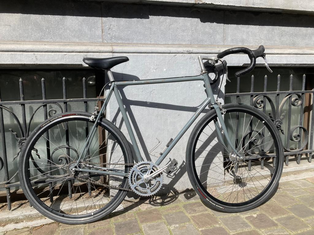 Vélo Single-speed/Fixie ou vélo course vintage, Fietsen en Brommers, Fietsen | Racefietsen, Gebruikt, Heren, 28 inch, Staal, 57 tot 61 cm