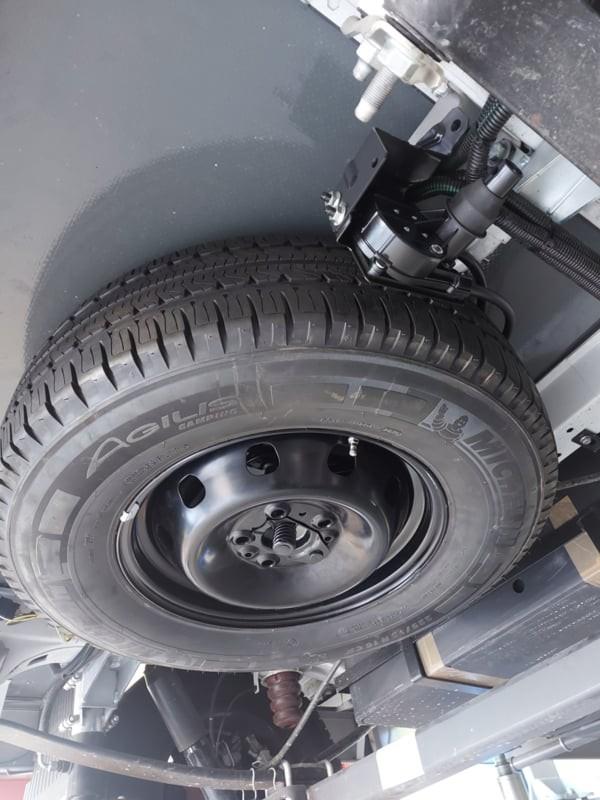 Support de roue de secours Fiat Ducato X250, Enlèvement