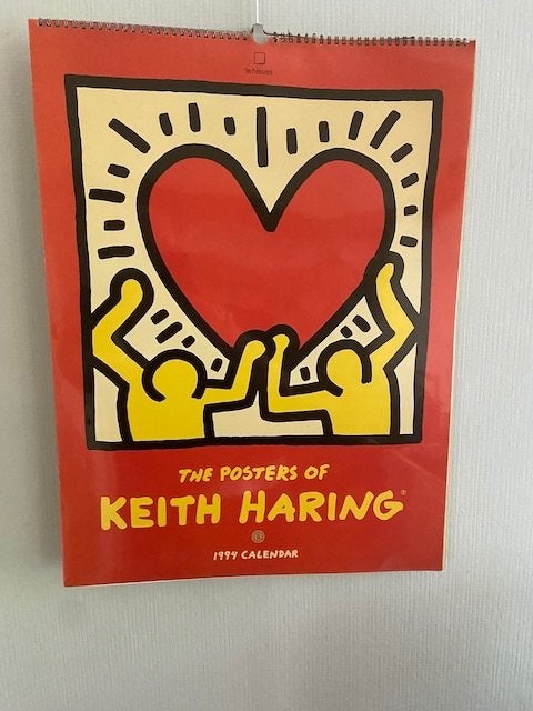 Calendrier Keith Haring, Collections, Posters & Affiches, Enlèvement ou Envoi, Utilisé
