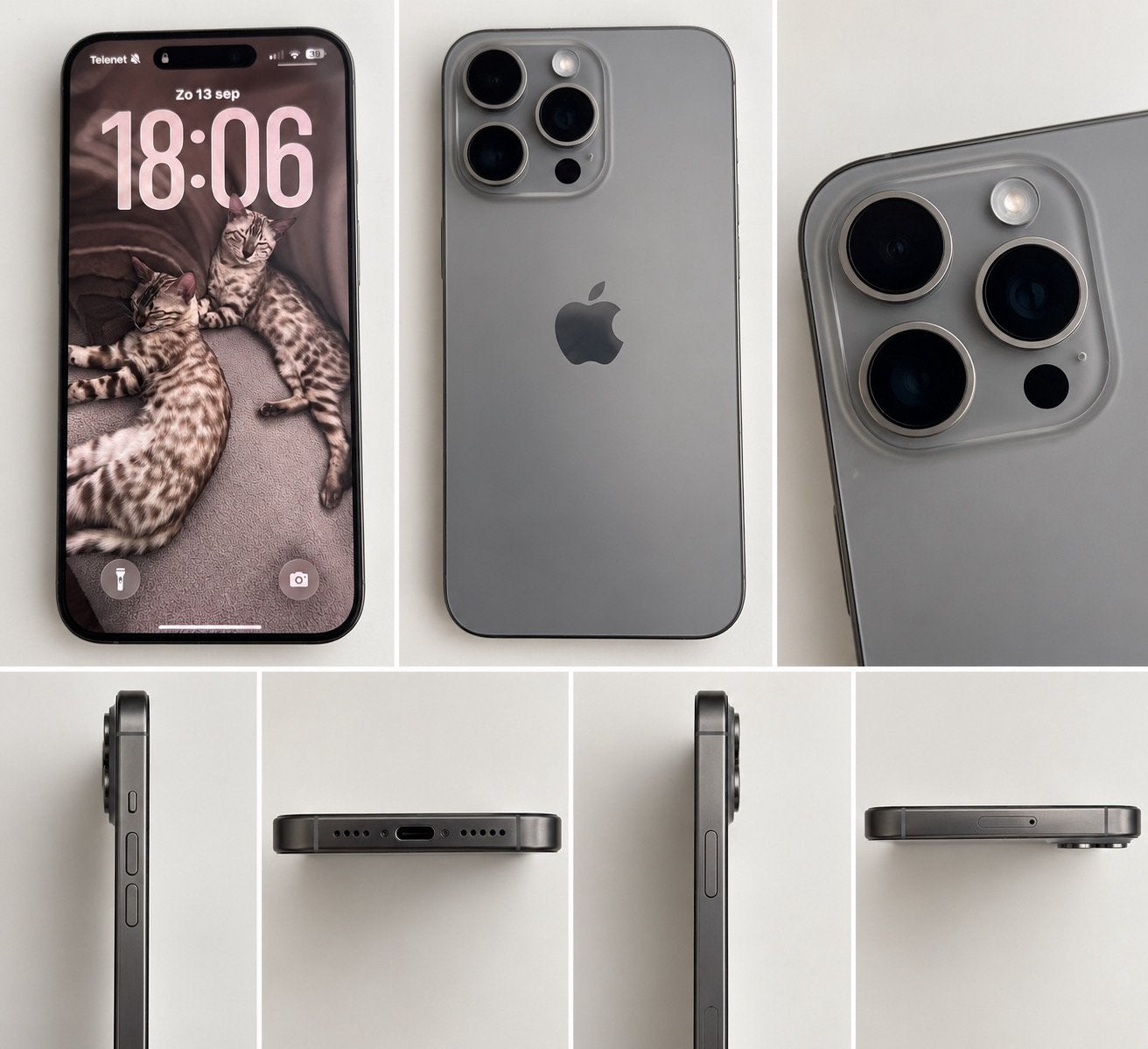 Iphone PRO MAX - uitstekende staat, Télécoms, 256 GB, IPhone 15, Gris, Comme neuf