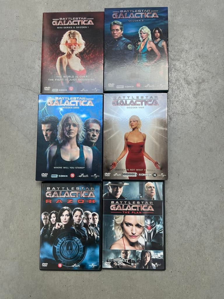 Dvd Battlestar Galactica seizoen 1 tem 4 en Razor & the plan, Enlèvement, Comme neuf