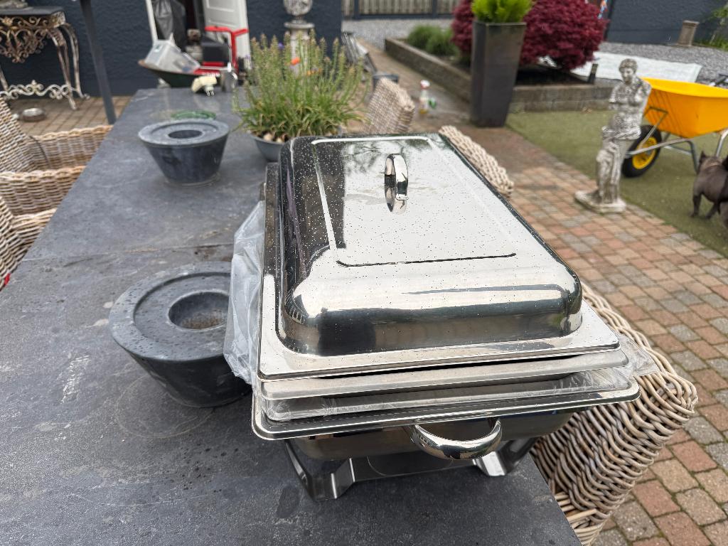 warmhouder au bain marie, Ophalen, Overige typen, Zilver, Zo goed als nieuw