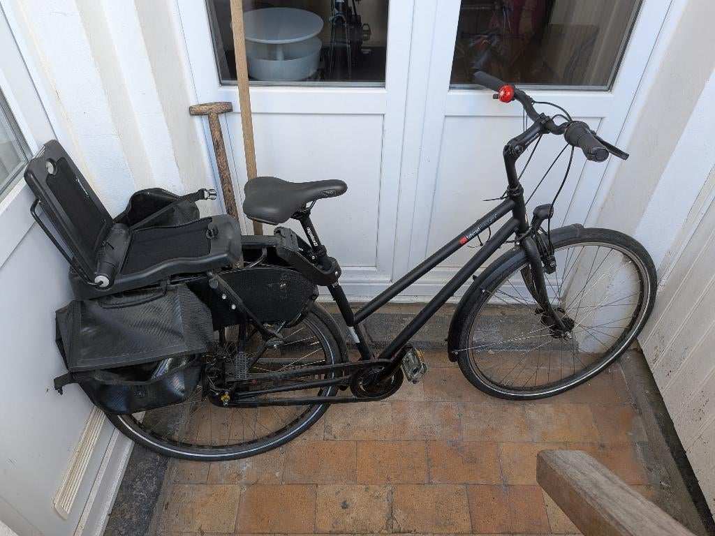 Stadsfiets (dames) - Fahrradmanufaktur bijna nieuw, Fietsen en Brommers, Velgrem, Versnellingen, Zo goed als nieuw, 50 tot 53 cm