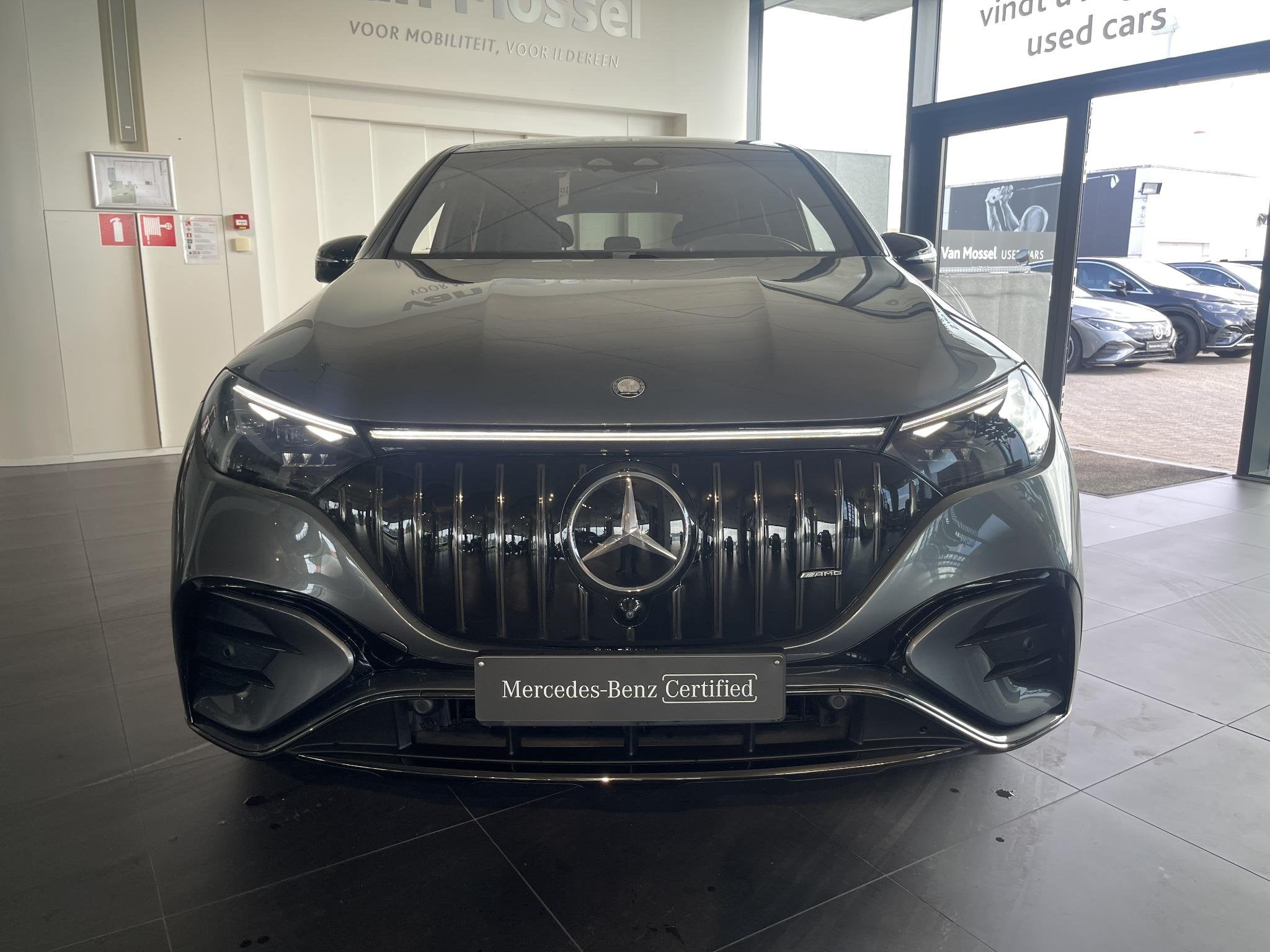 Mercedes-Benz EQE 43 AMG SUV + NAPPA + PANO + BURMESTER + HY, Autos, Argent ou Gris, Achat, Entreprise, Entretenue par le concessionnaire