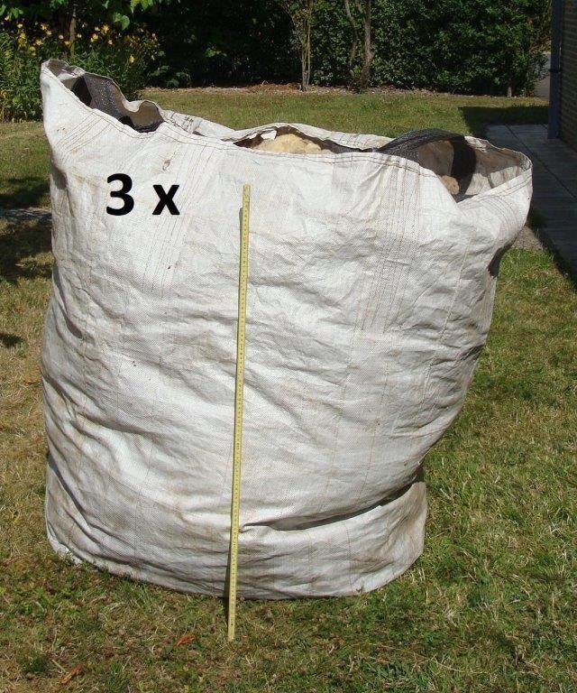 Ruwe schapenwol voor isolatie - 3 bigbags, Doe-het-zelf en Bouw, Ophalen, Overige materialen, Vloerisolatie, Nieuw