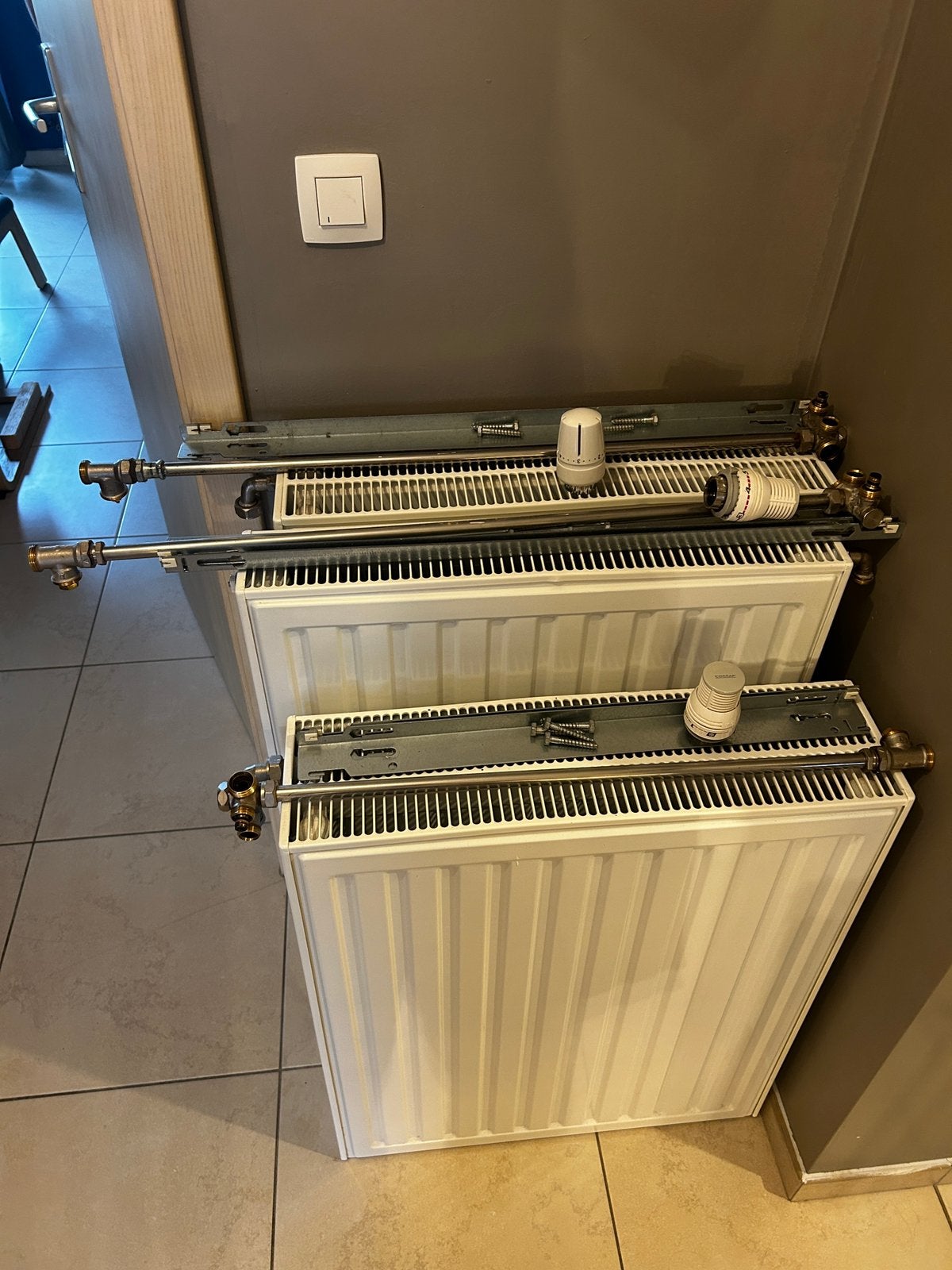 Lot de 9 radiateurs, Enlèvement, Utilisé