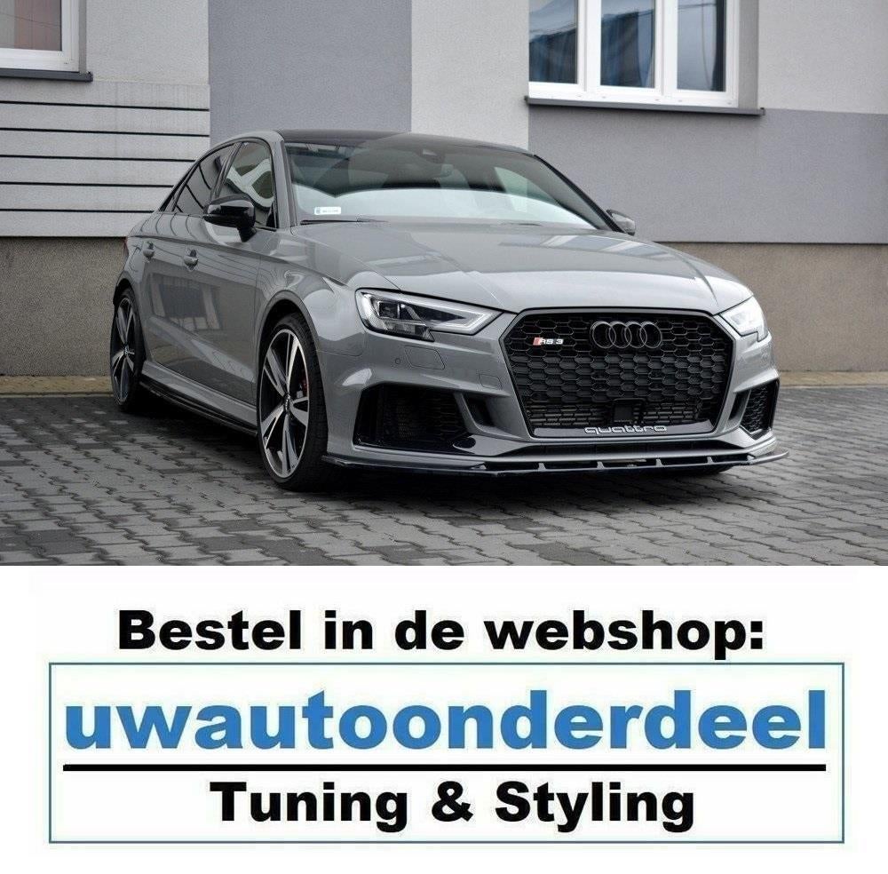 Maxton Spoiler Voorspoiler Lip Splitter Voor Audi RS3 Faceli, Verzenden