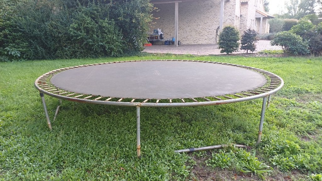 trampoline, Ophalen, Gebruikt
