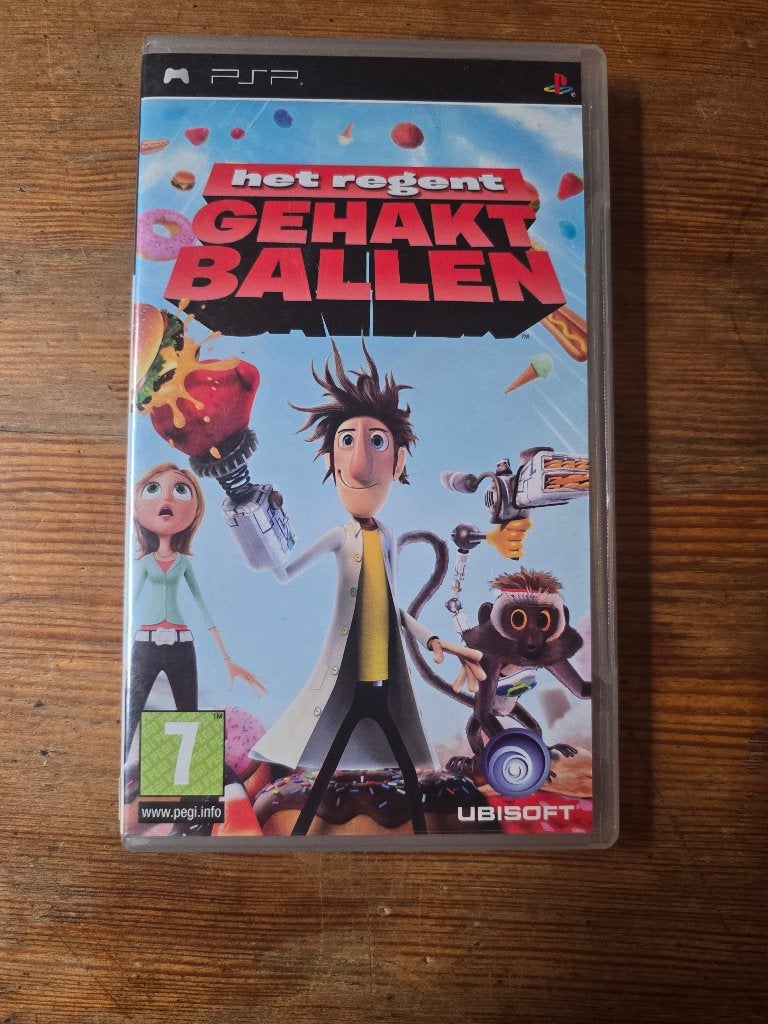 het regent gehakt ballen psp, Consoles de jeu & Jeux vidéo, Consoles de jeu | Sony PSP, Enlèvement ou Envoi, PSP