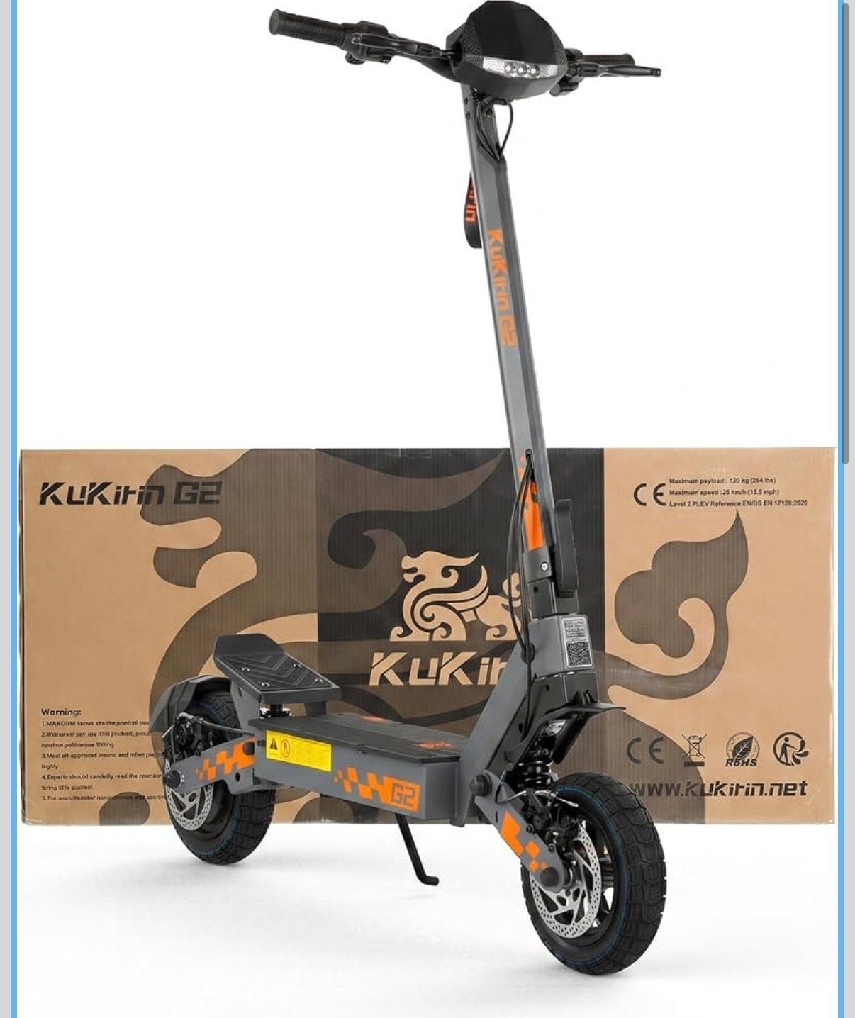kukirin g2 2026 encore dans sa boit pas sortit de la boite, Ophalen of Verzenden, Nieuw, Overige typen