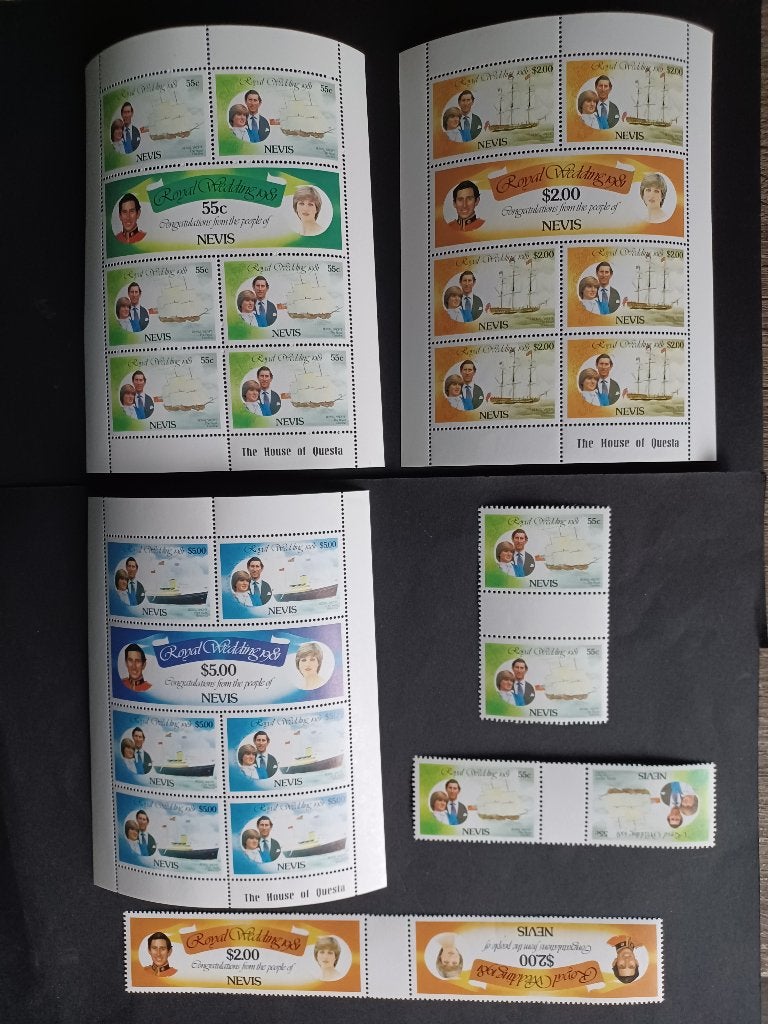 Postzegels UK Commonwealth - Nevis, Ophalen of Verzenden, Postfris