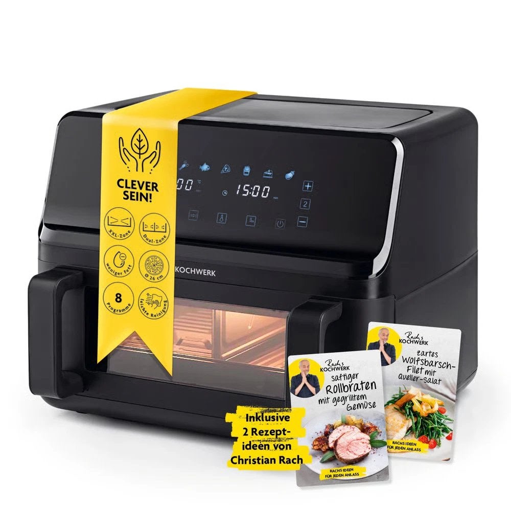 Friteuse à air chaud Airfryer Gourmet Maxx Variokammer, 10 L, Envoi, Neuf, Friteuse à air