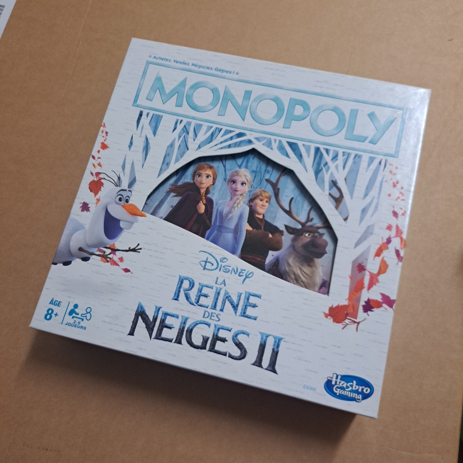 Monopole Reine des Neiges, Trois ou quatre joueurs, Enlèvement, Utilisé