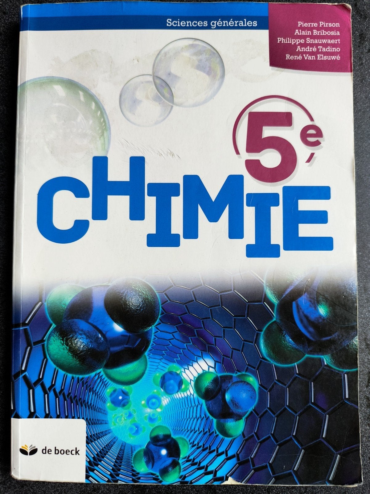 Chimie 5e, Enlèvement, Comme neuf, Chimie