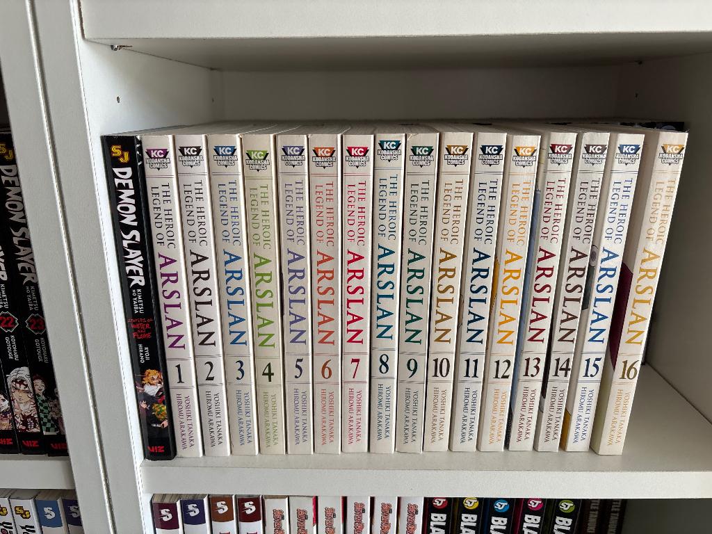 Arslan manga vol 1-16, Plusieurs comics, Enlèvement, Comme neuf
