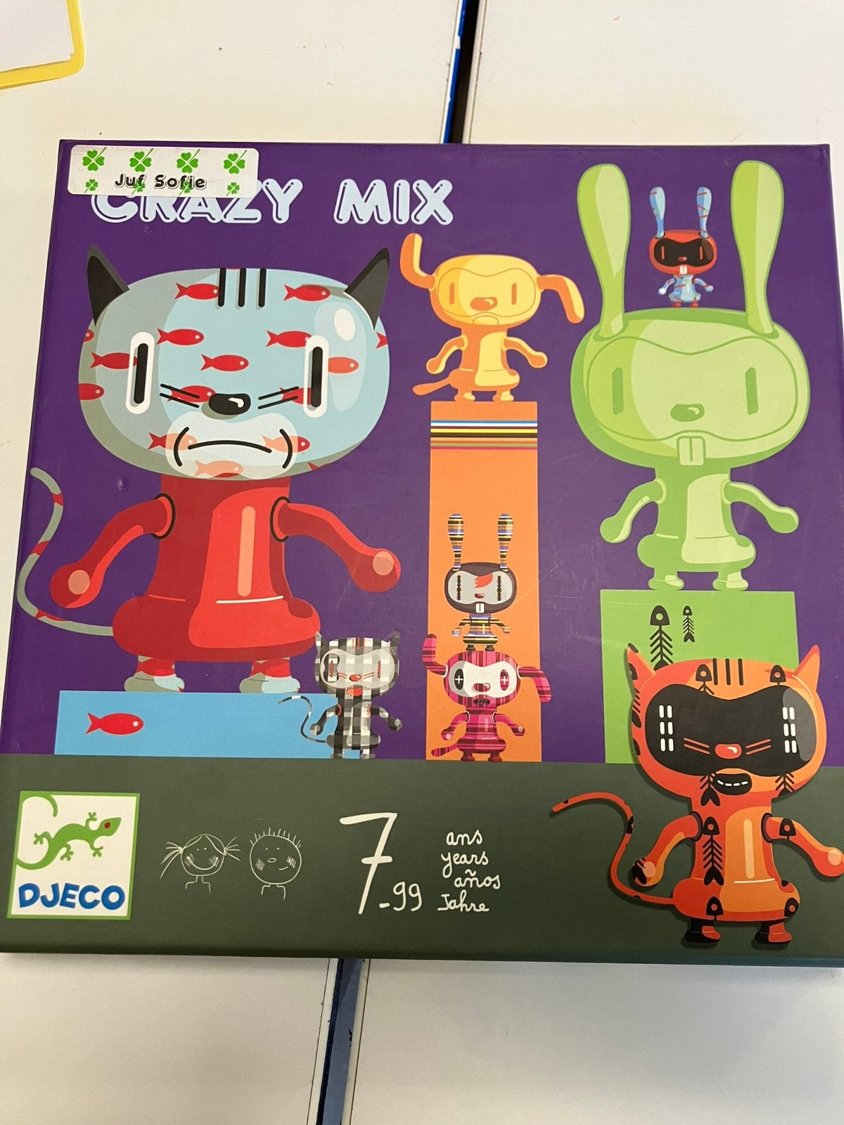Crazy mix gezelschapsspel, Hobby en Vrije tijd, Gezelschapsspellen | Overige, Ophalen, Zo goed als nieuw
