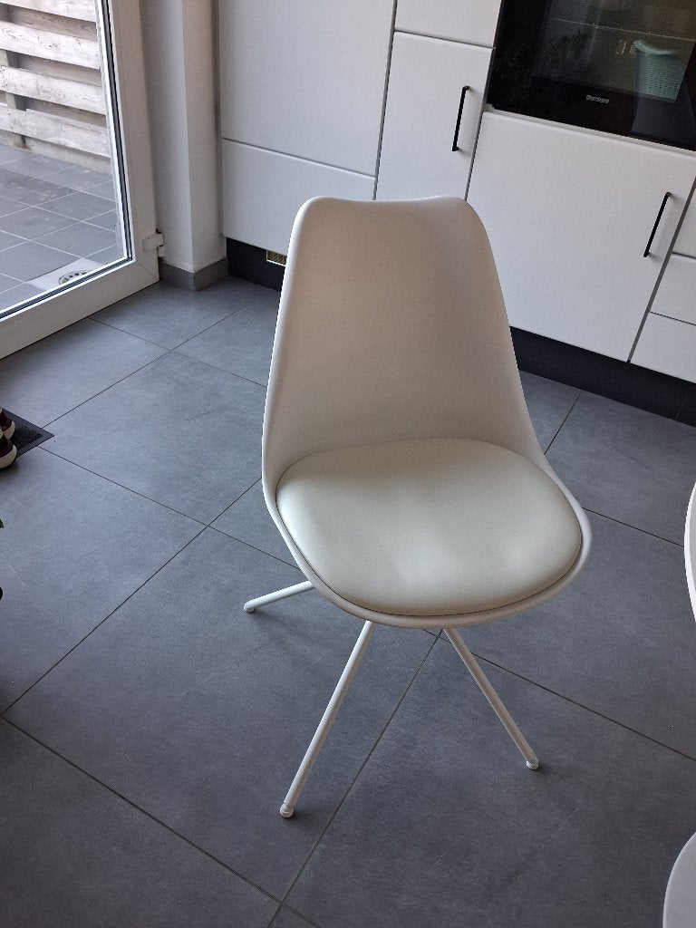 Keukenstoelen, Maison & Meubles, Enlèvement, Utilisé, Blanc, Modern