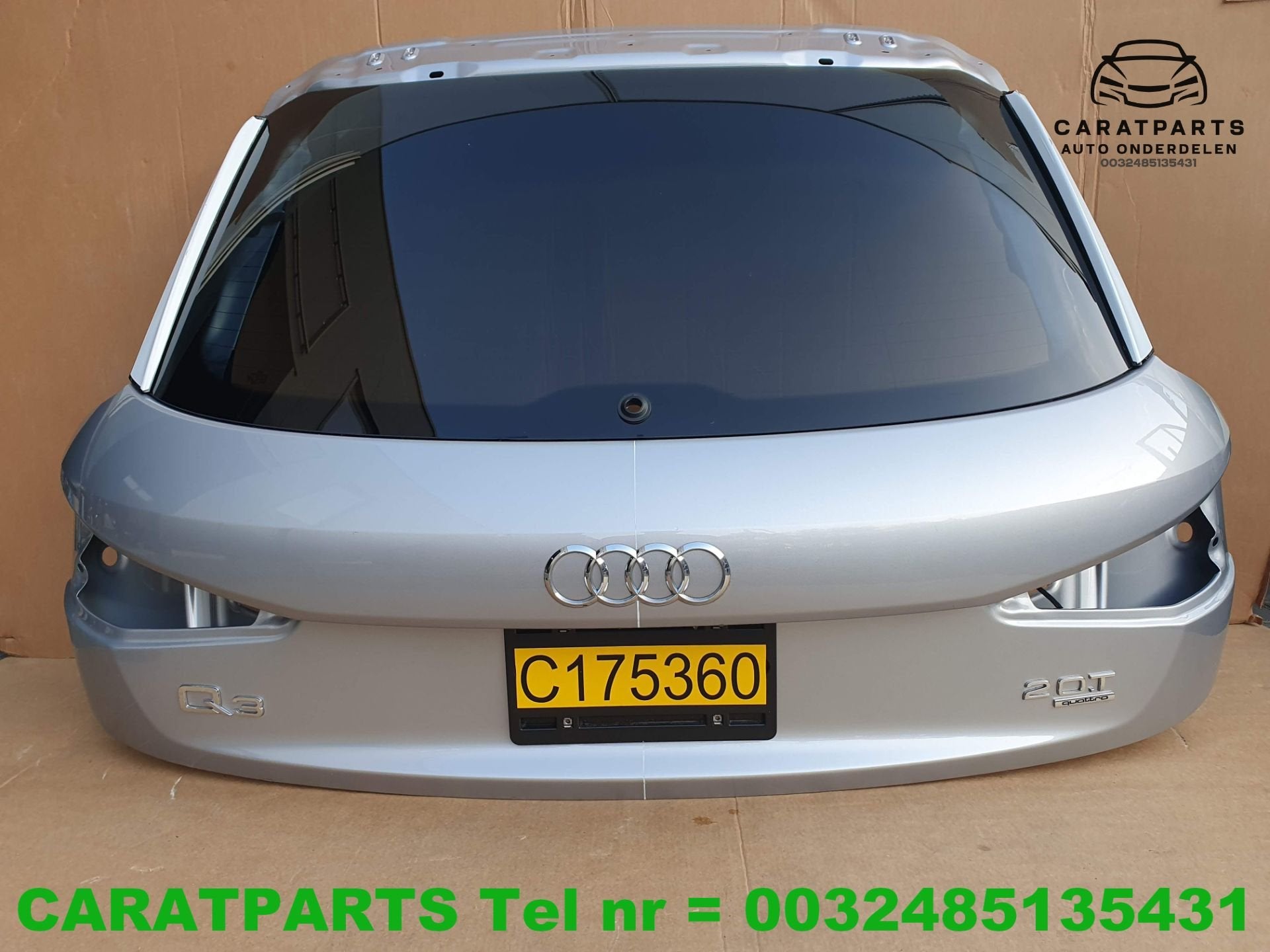 8U0827025B Couvercle de coffre Q3 Hayon Q3 LZ7G Flor argent, Arrière, AUDI AG, Auto-Union-Strasse 1
85045  Ingolstadt, DE, Audi