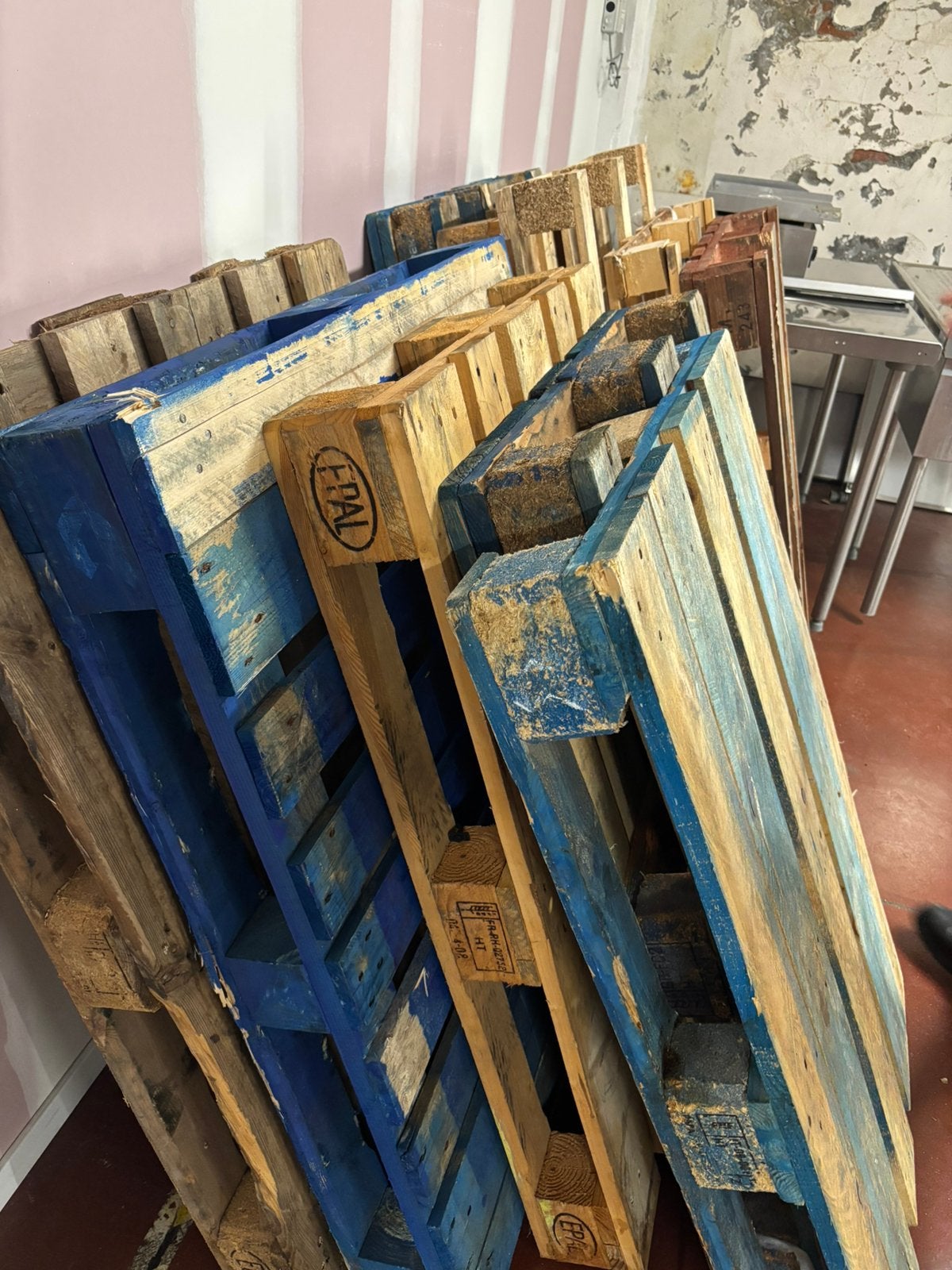 Palettes à donner, Ophalen, Zo goed als nieuw, Pallet