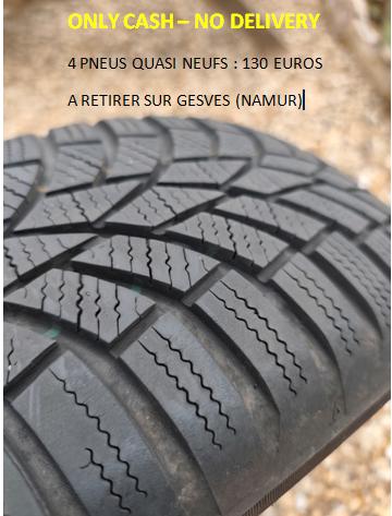 PNEUS VOITURE LOT DE 4, Pneus hiver, 16 pouces, 185 mm, Pneu(s)