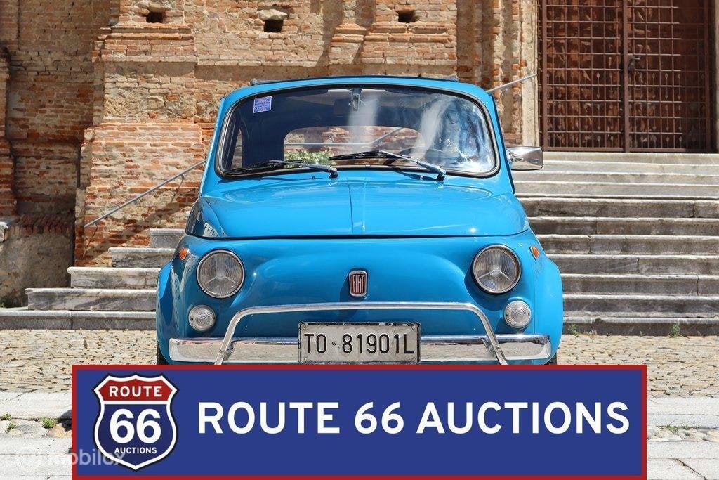 Fiat 500 L | 1970 | Route 66 Auctions, Auto's, Zwart, Bedrijf, Handgeschakeld, Overige carrosserie