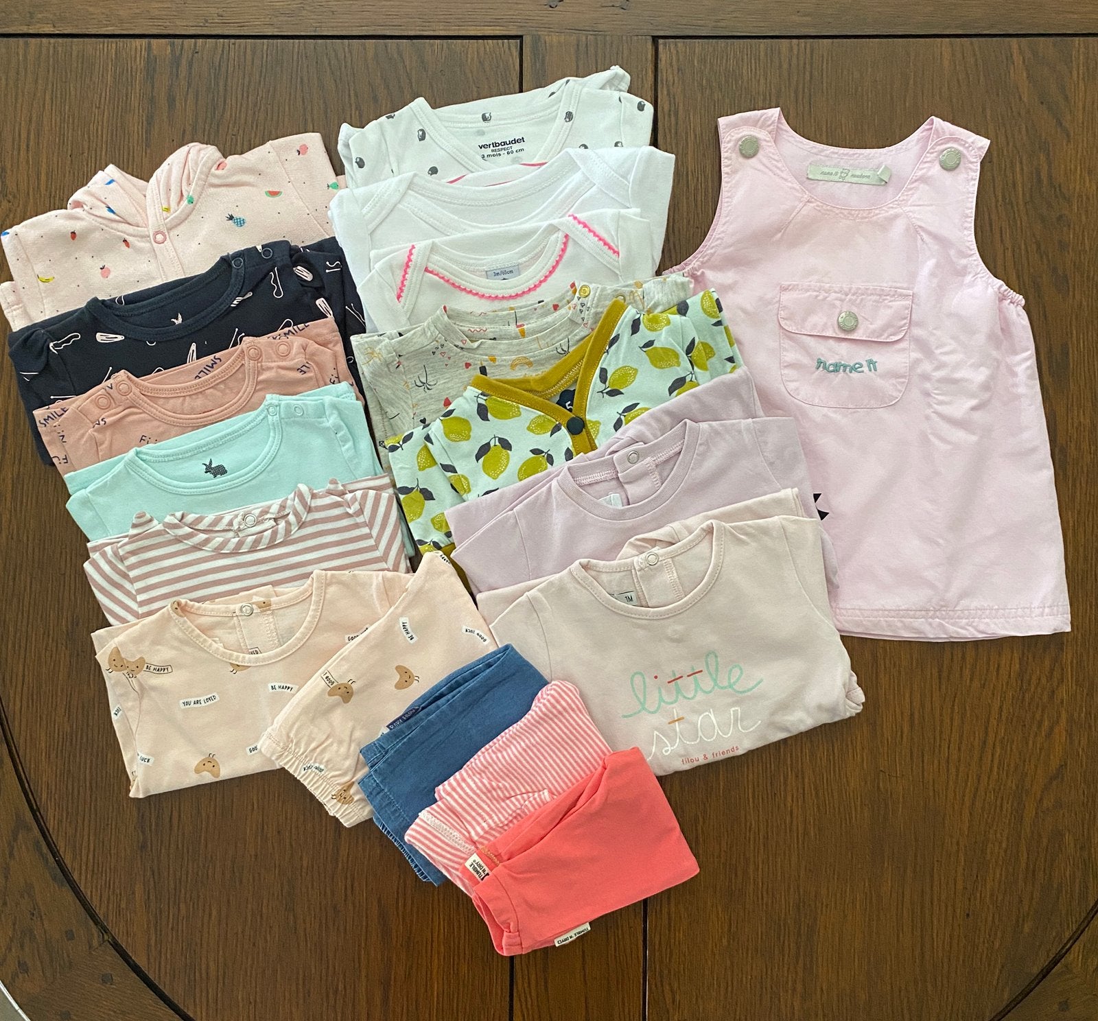 Paquet de vêtements pour bébés, taille 56 — 18 pièces, Enlèvement, Comme neuf, Taille 56