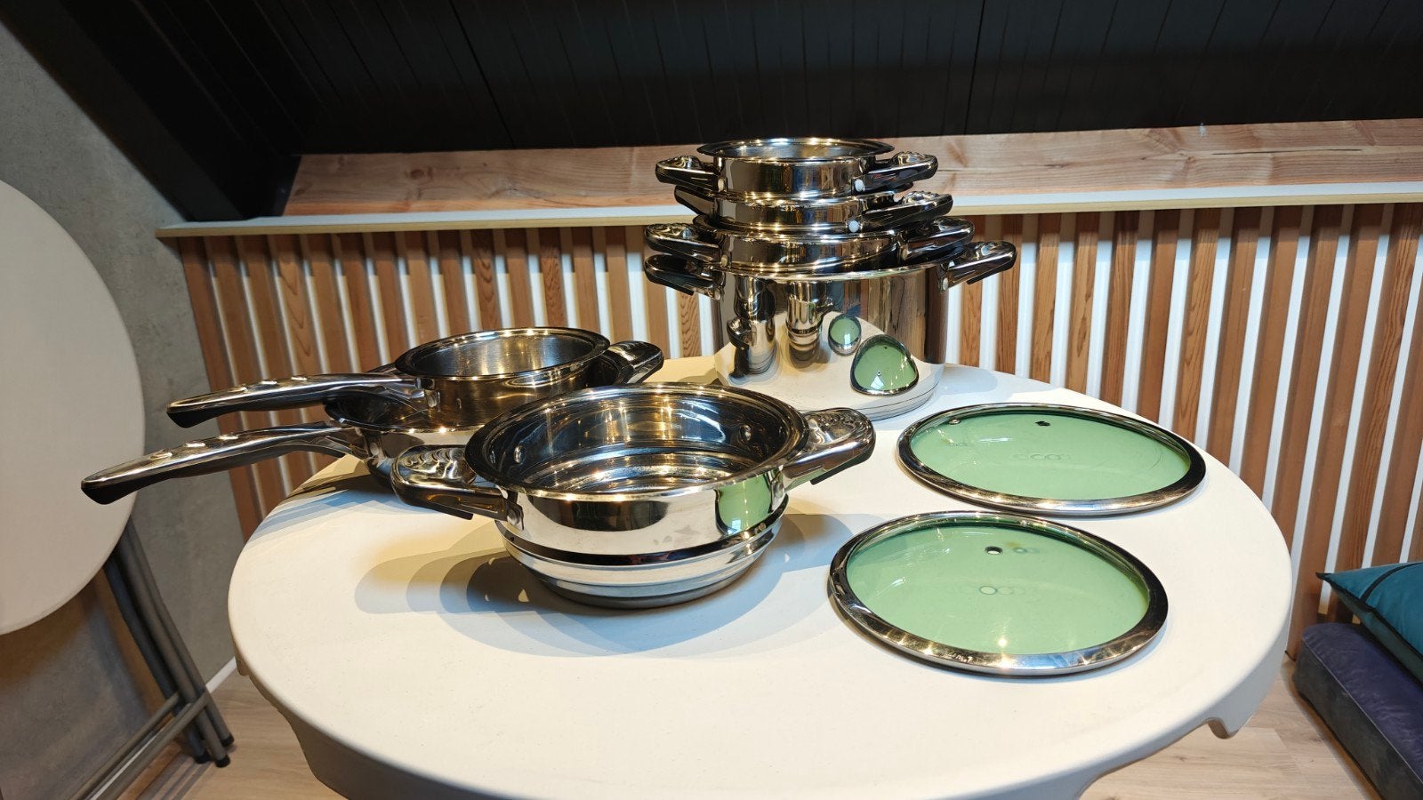 Kookpotten en pannen voor alle kooktypes, ook inductie!, Enlèvement, Utilisé, Ensemble de casseroles
