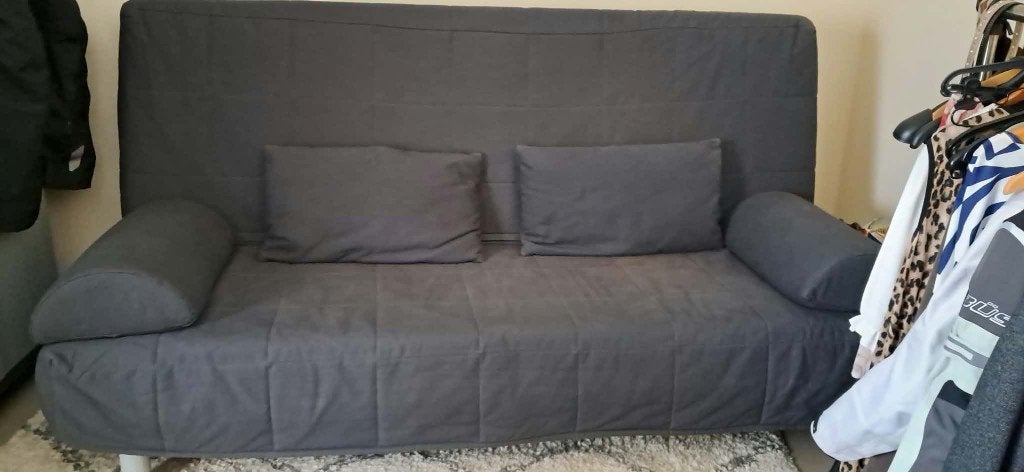 Slaapbank als nieuw, Huis en Inrichting, Slaapkamer | Slaapbanken, Ophalen, Tweepersoons, Zo goed als nieuw, 180 cm