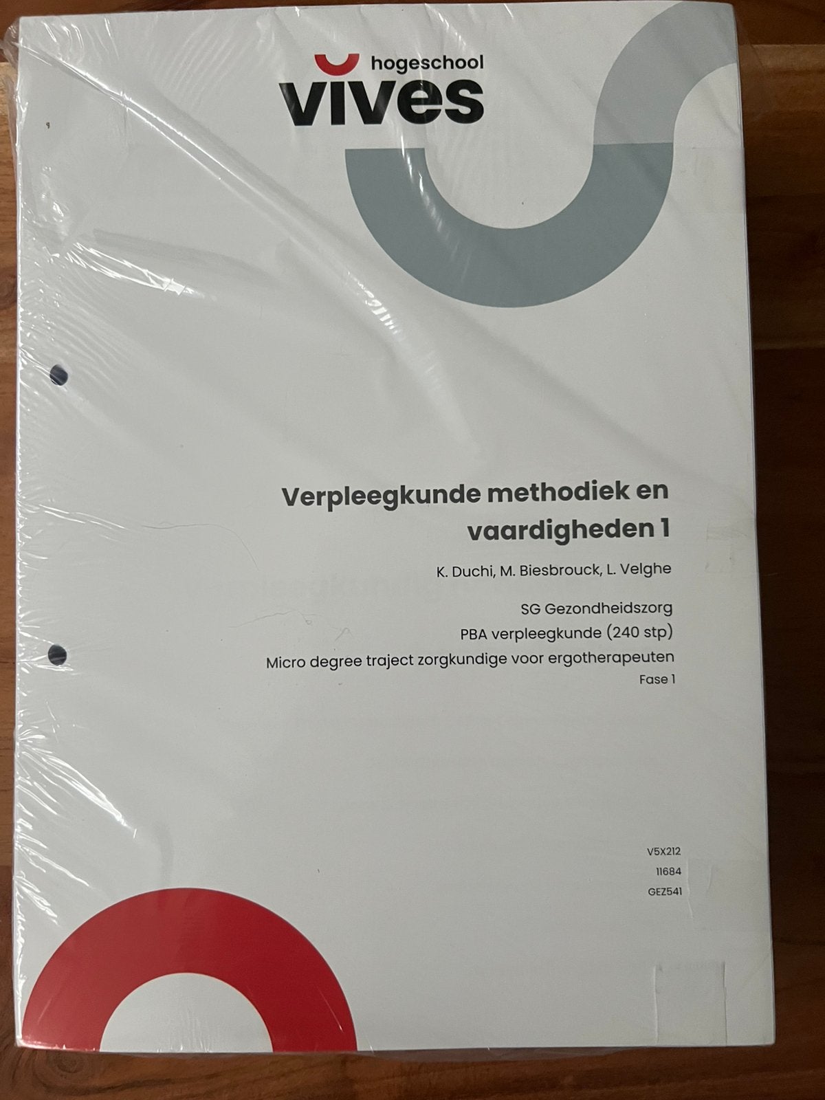Boeken Verpleegkunde 1ste jaar en cursussen Vives, Ophalen