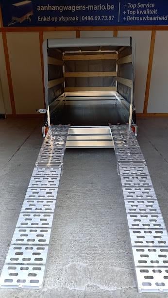 Oprijplaat in aluminium L225xB28, Ophalen, Nieuw, Aluminium
