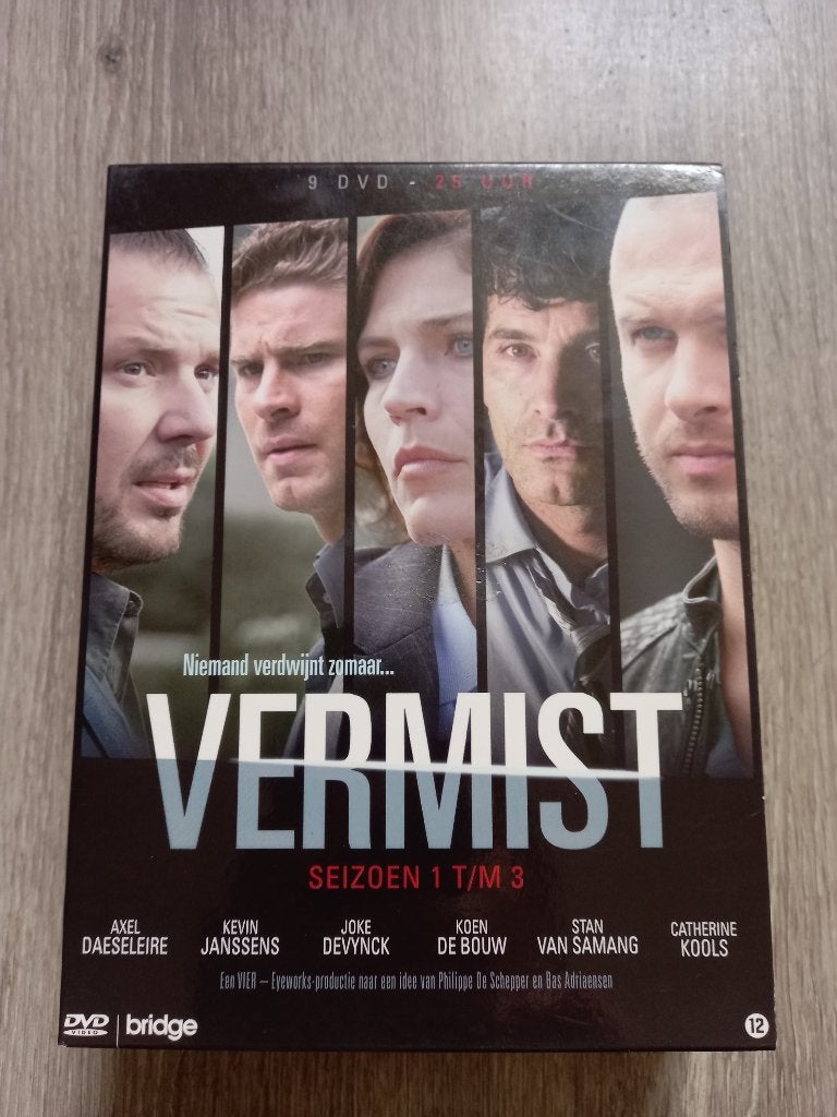 Dvd boxen : vermist serie 1, 2 en 3., CD & DVD, DVD | Néerlandophone, Action et Aventure, Tous les âges, Enlèvement, Néerlandais