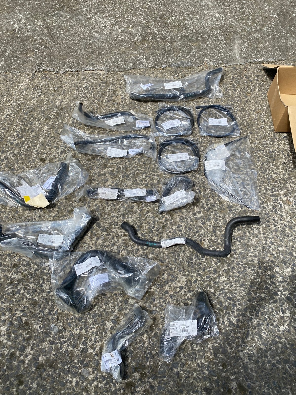 Bmw e28 ,e30 m20 motoren koeldarm set, Auto-onderdelen, Ophalen, BMW