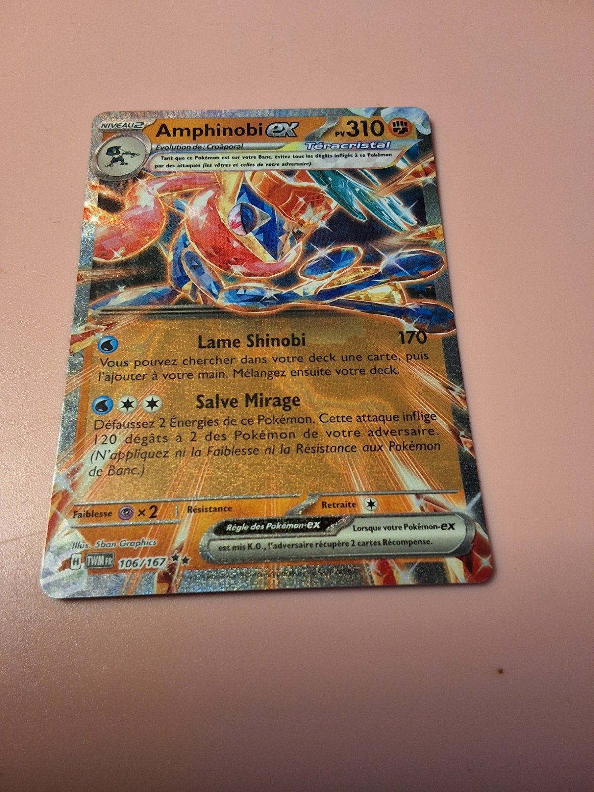 Amphinobi ex téracristal (106/167), Enlèvement, Deck game