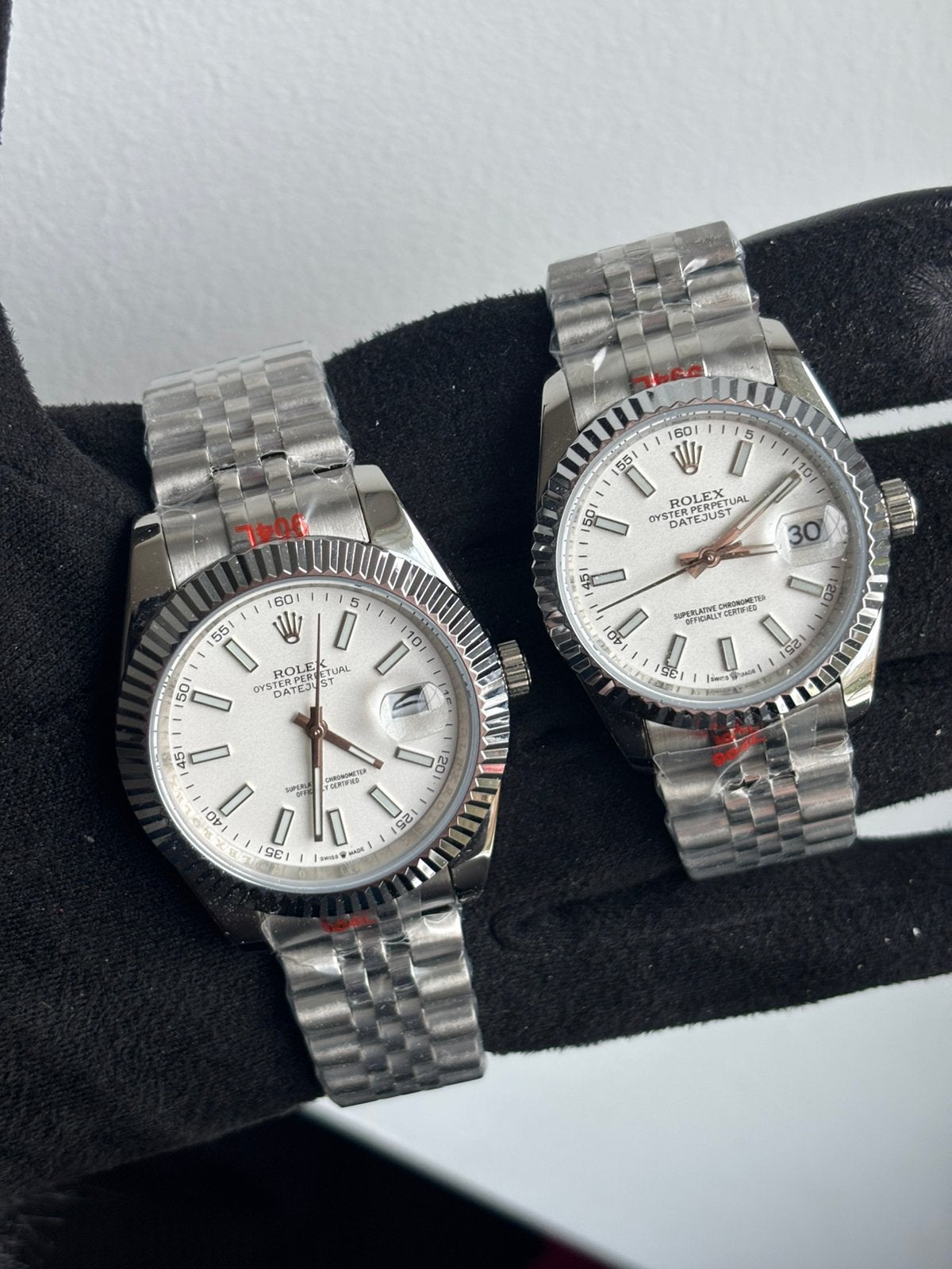 Rolex Datejust 41mm et 36mm, Handtassen en Accessoires, Horloges | Dames, Ophalen, Zo goed als nieuw, Rolex